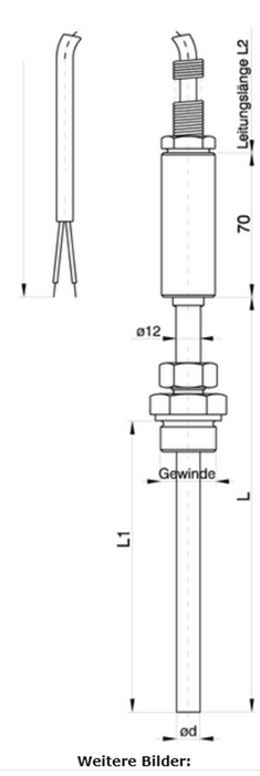 8-435.000.001 Dellner Bubenzer Sensor Temperatura Pt100