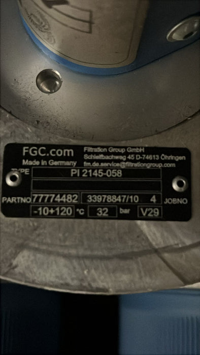 Mahle 77774482 filtro de presión PI 2145-058